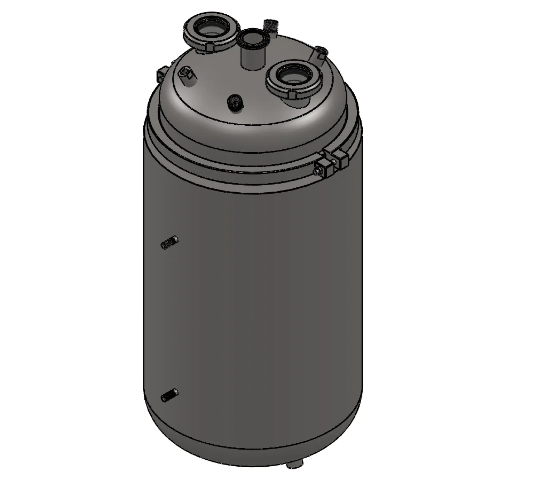 12 X 24 Bottom Spout Base with Spherical Lid