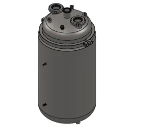 12 X 24 Bottom Spout Base with Spherical Lid