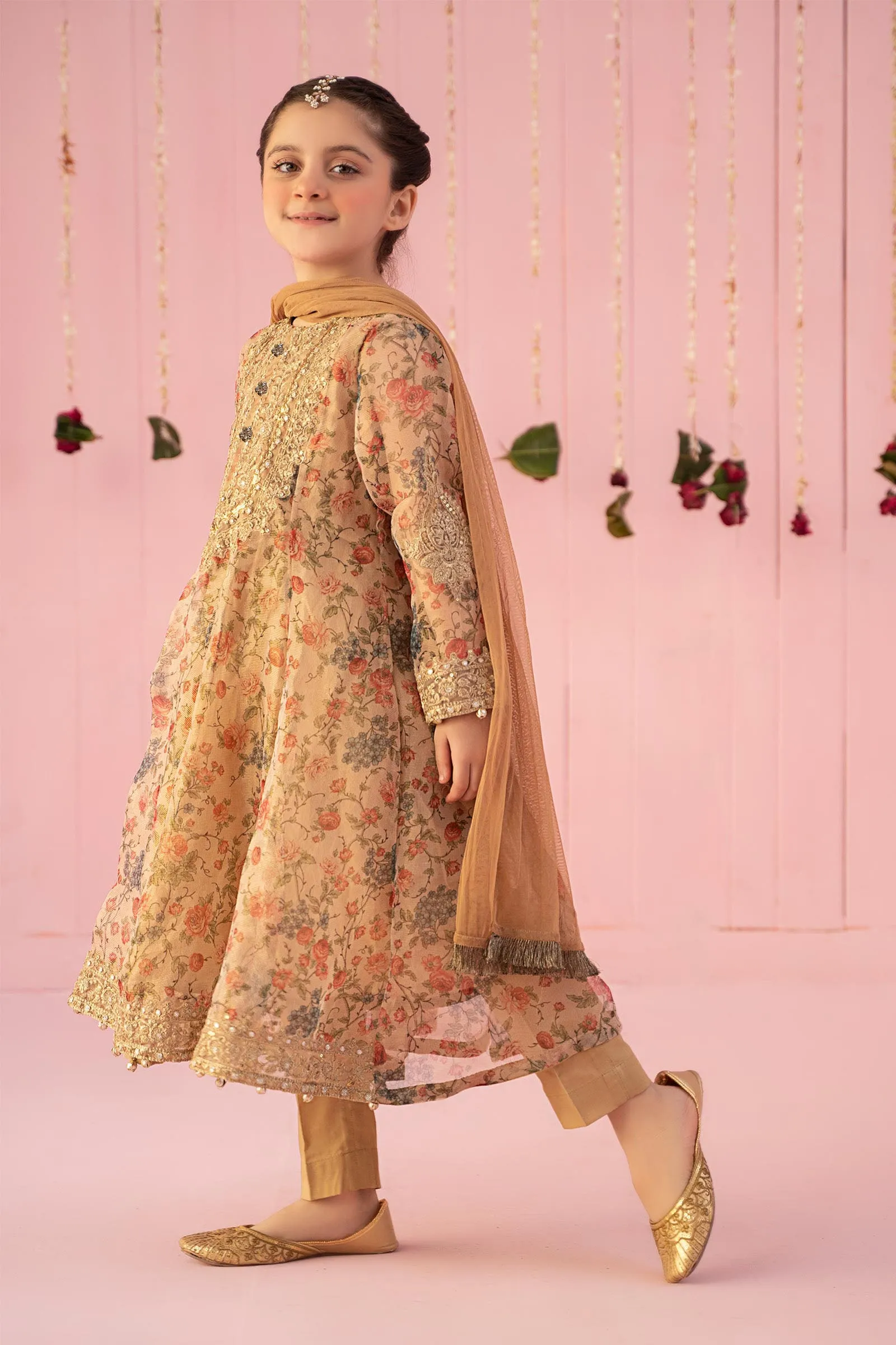 3 Piece Masoori Net Suit | MKD-EF24-35