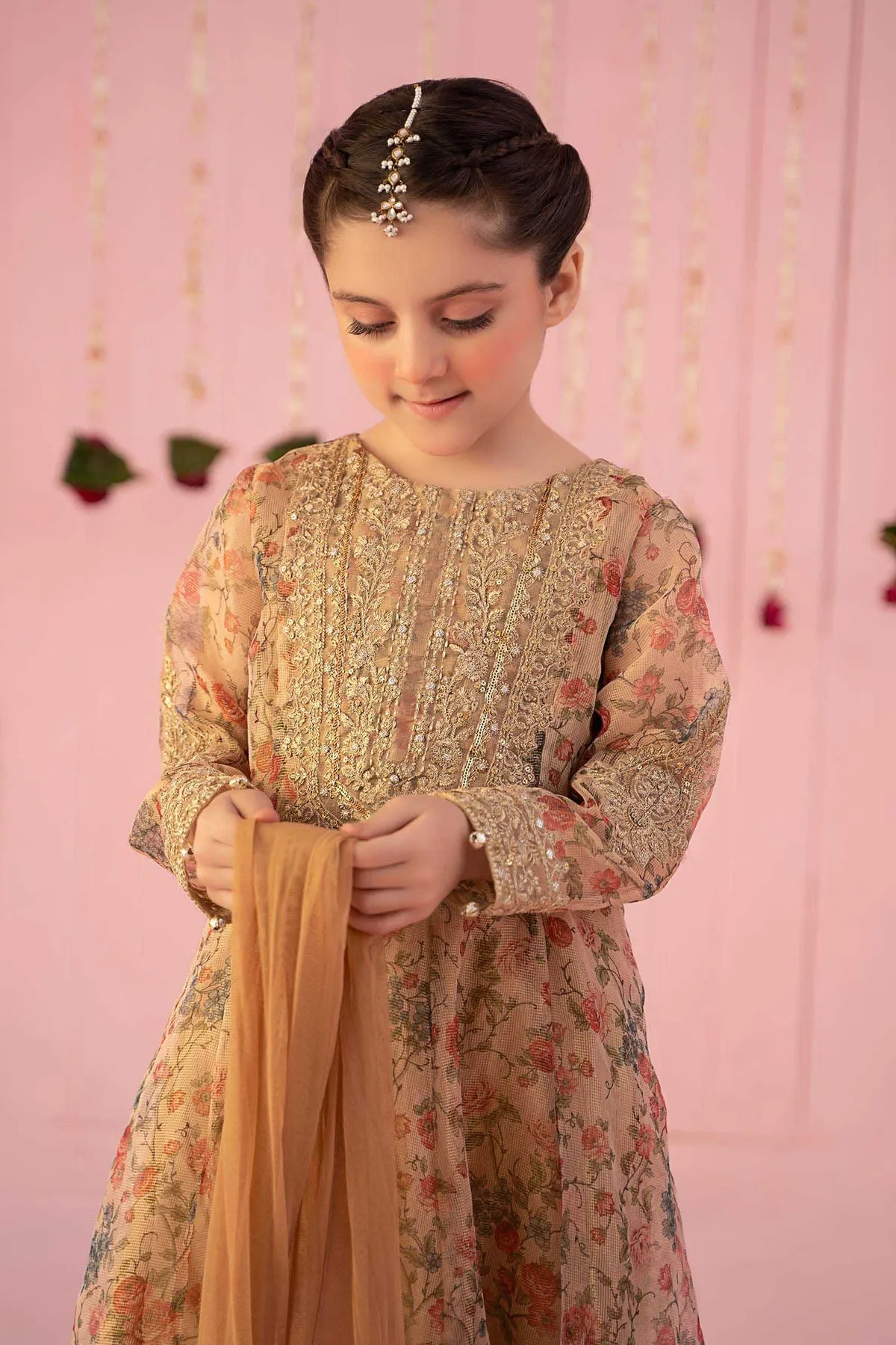3 Piece Masoori Net Suit | MKD-EF24-35