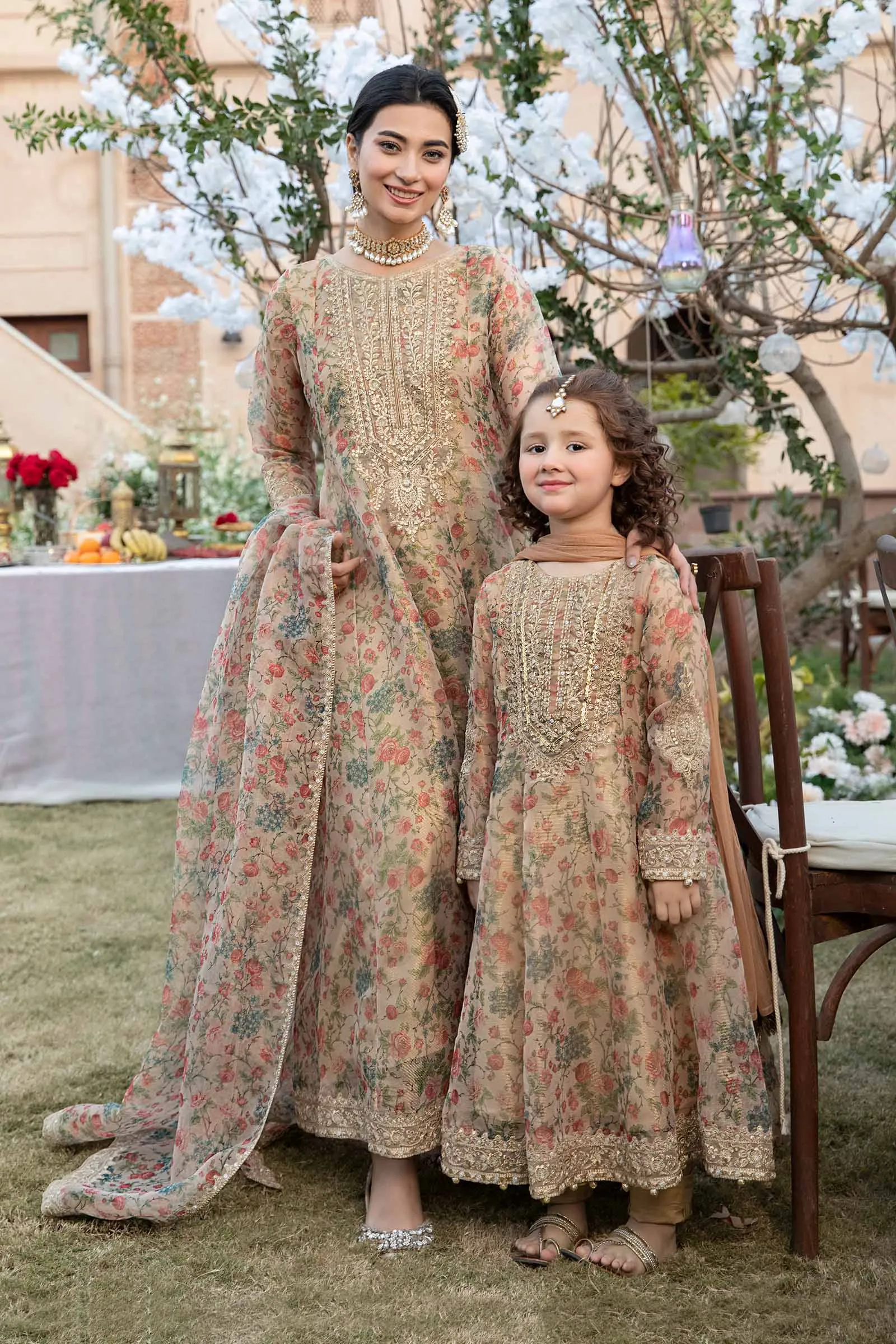 3 Piece Masoori Net Suit | MKD-EF24-35