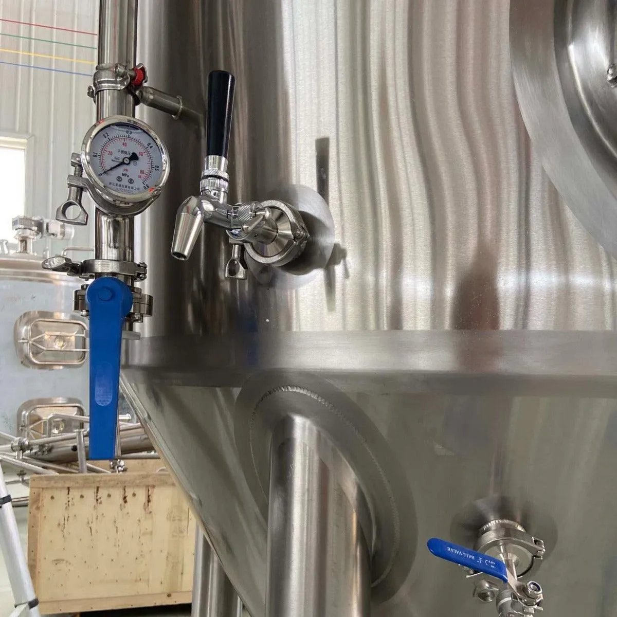 800L Conical Fermenter (pressurisable, jacketed)