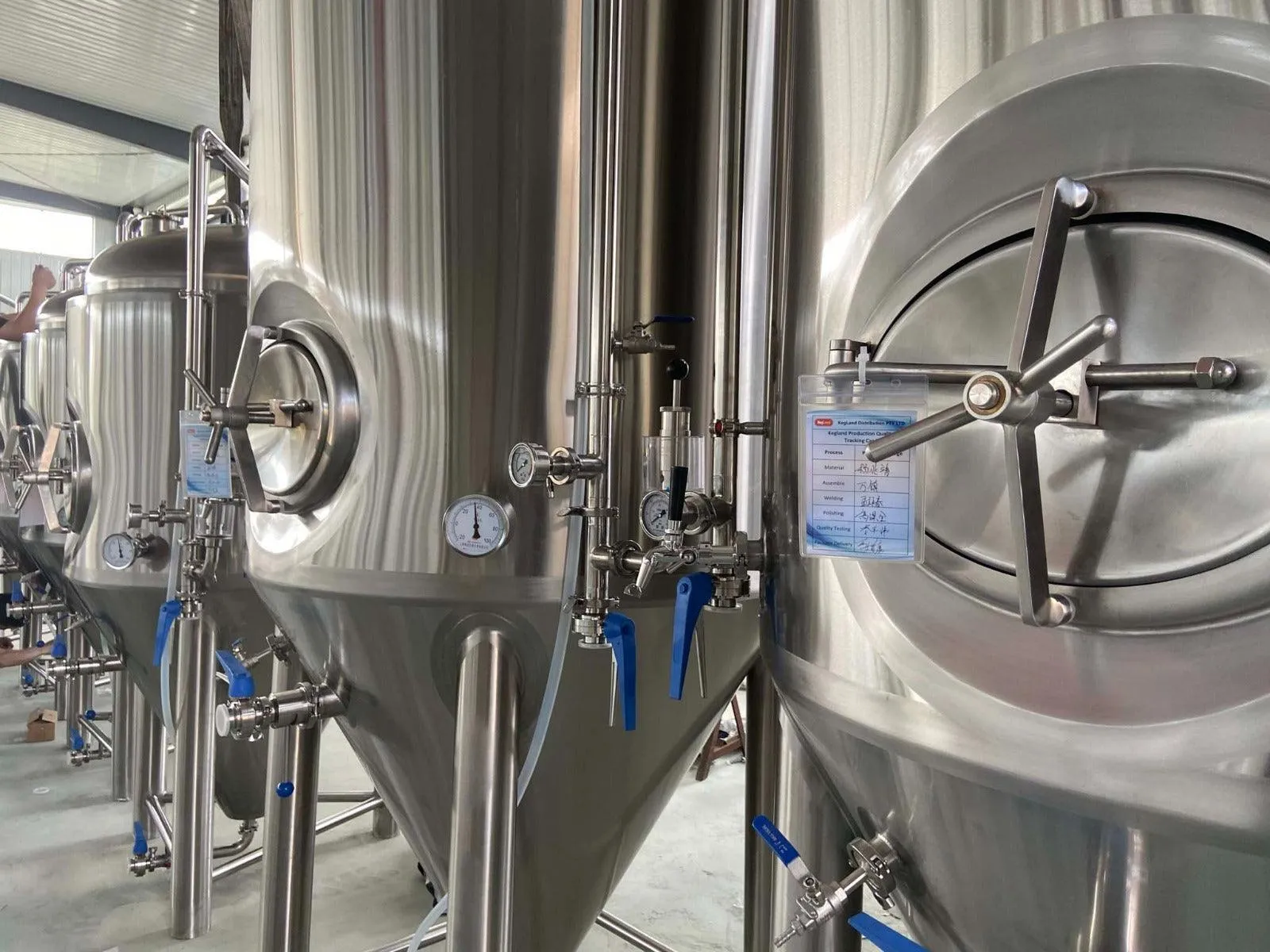 800L Conical Fermenter (pressurisable, jacketed)