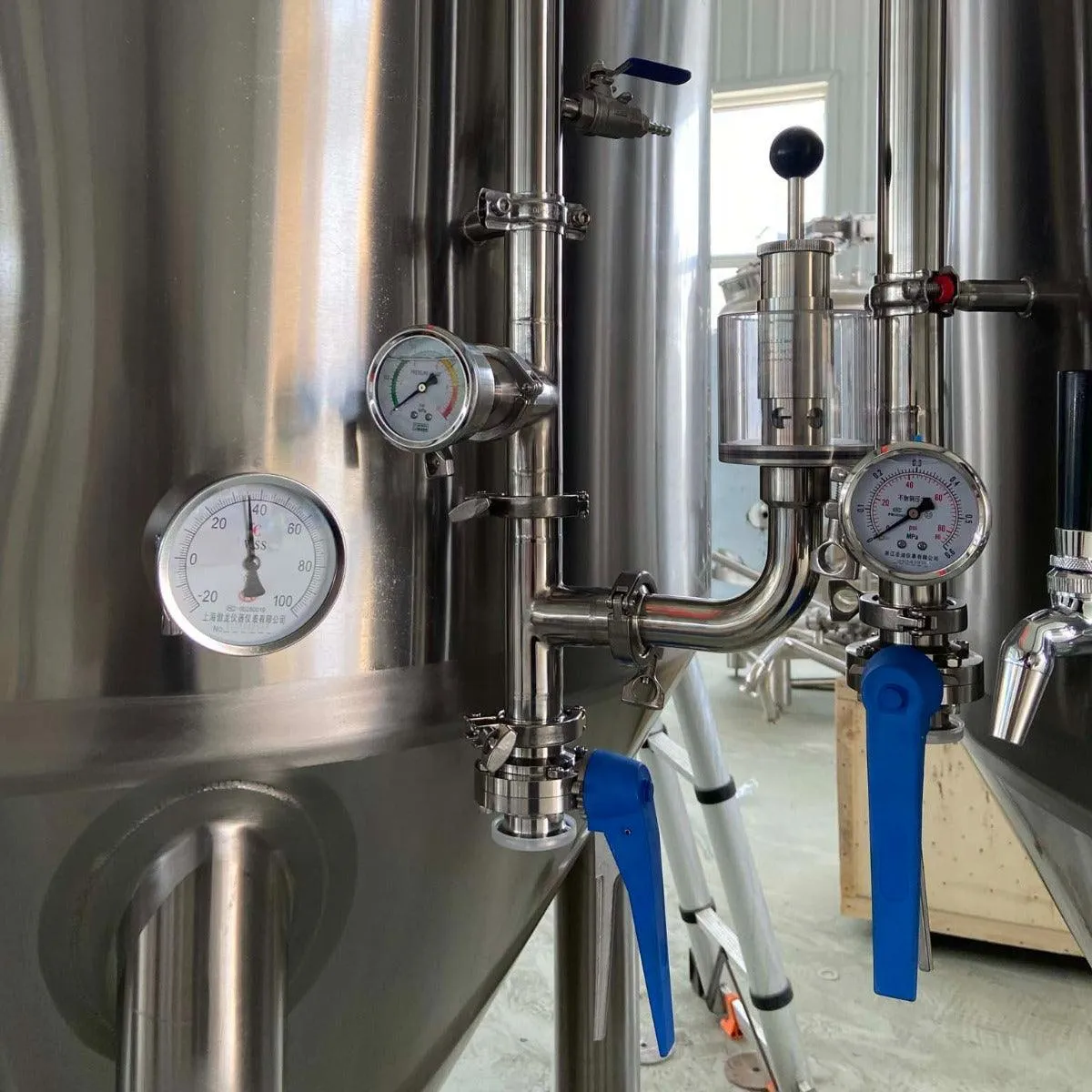 800L Conical Fermenter (pressurisable, jacketed)