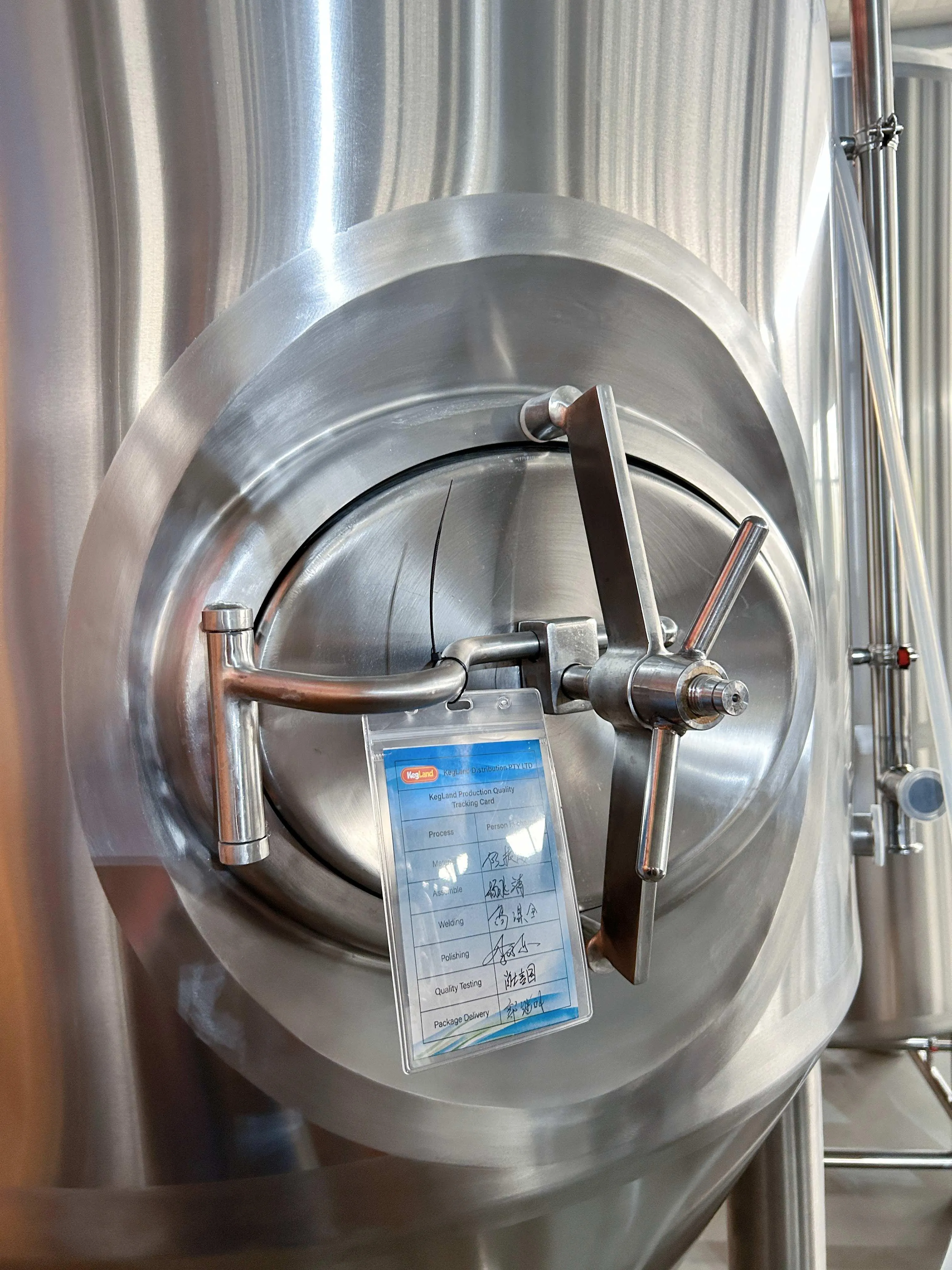 800L Conical Fermenter (pressurisable, jacketed)