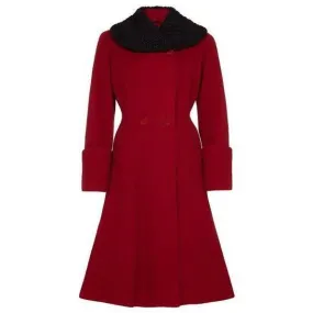 ARCHIVE - 1940s Red Wool Coat