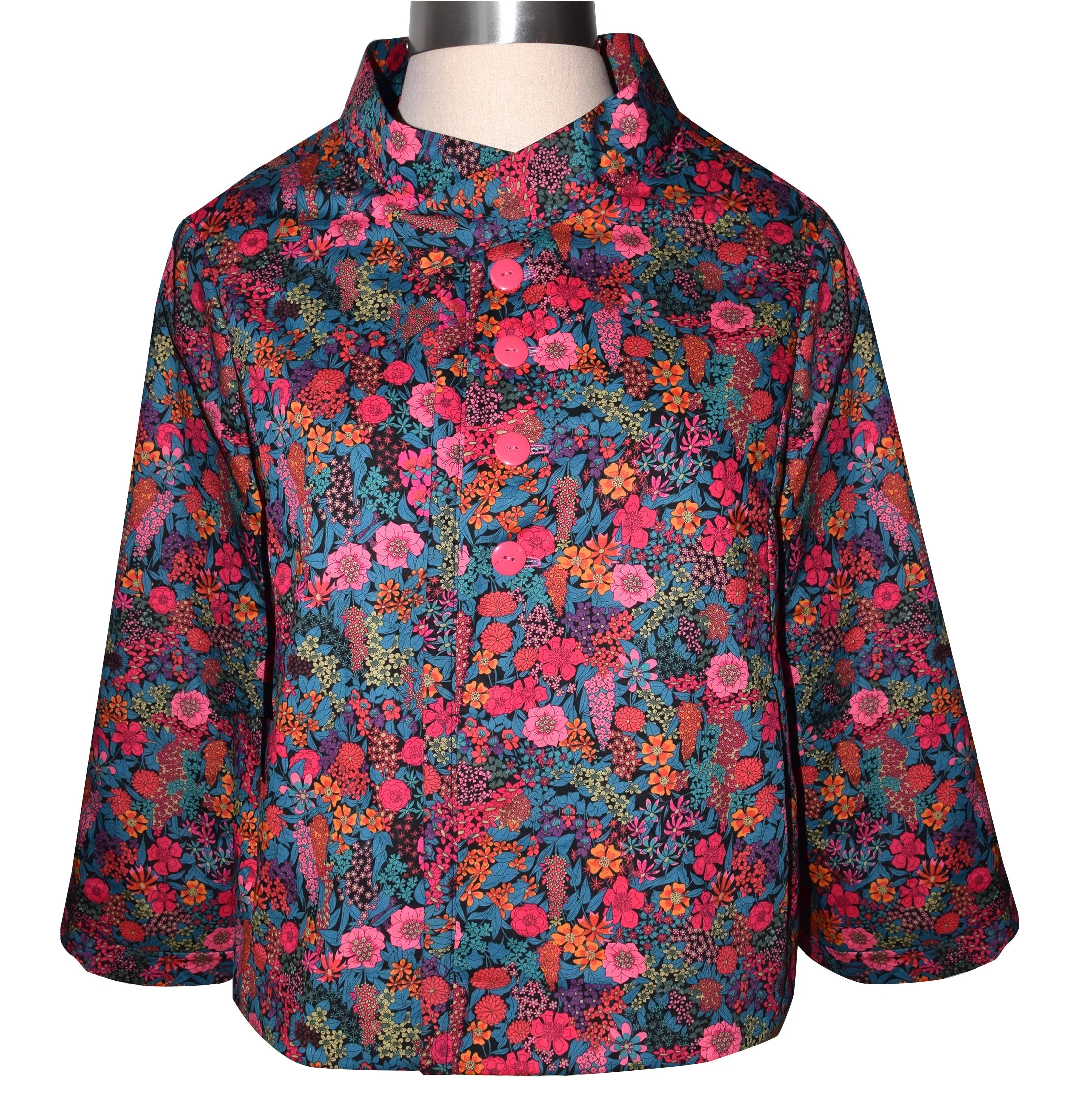 Beautiful Floral Liberty of London Tana Lawn Cotton Swing Jacket