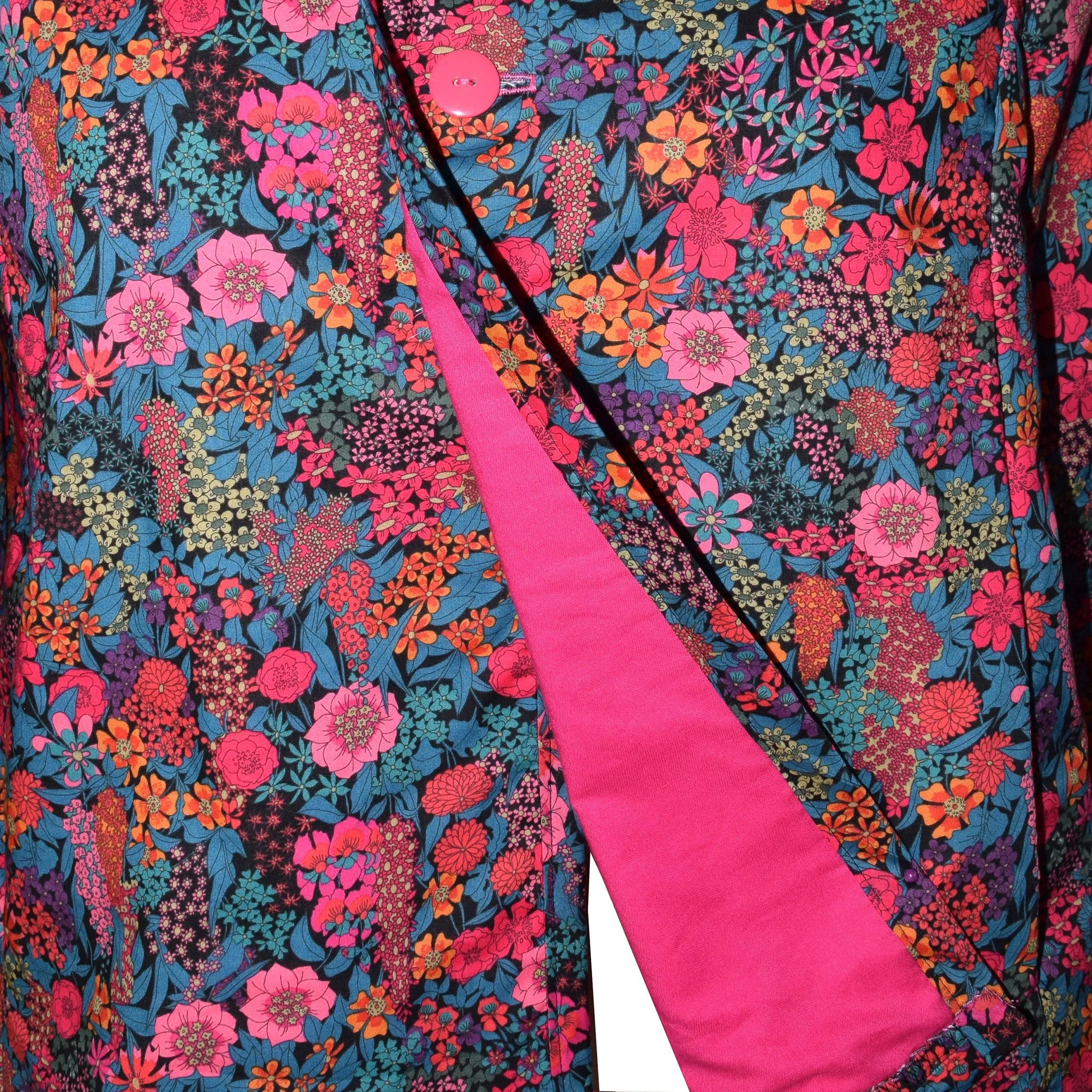 Beautiful Floral Liberty of London Tana Lawn Cotton Swing Jacket