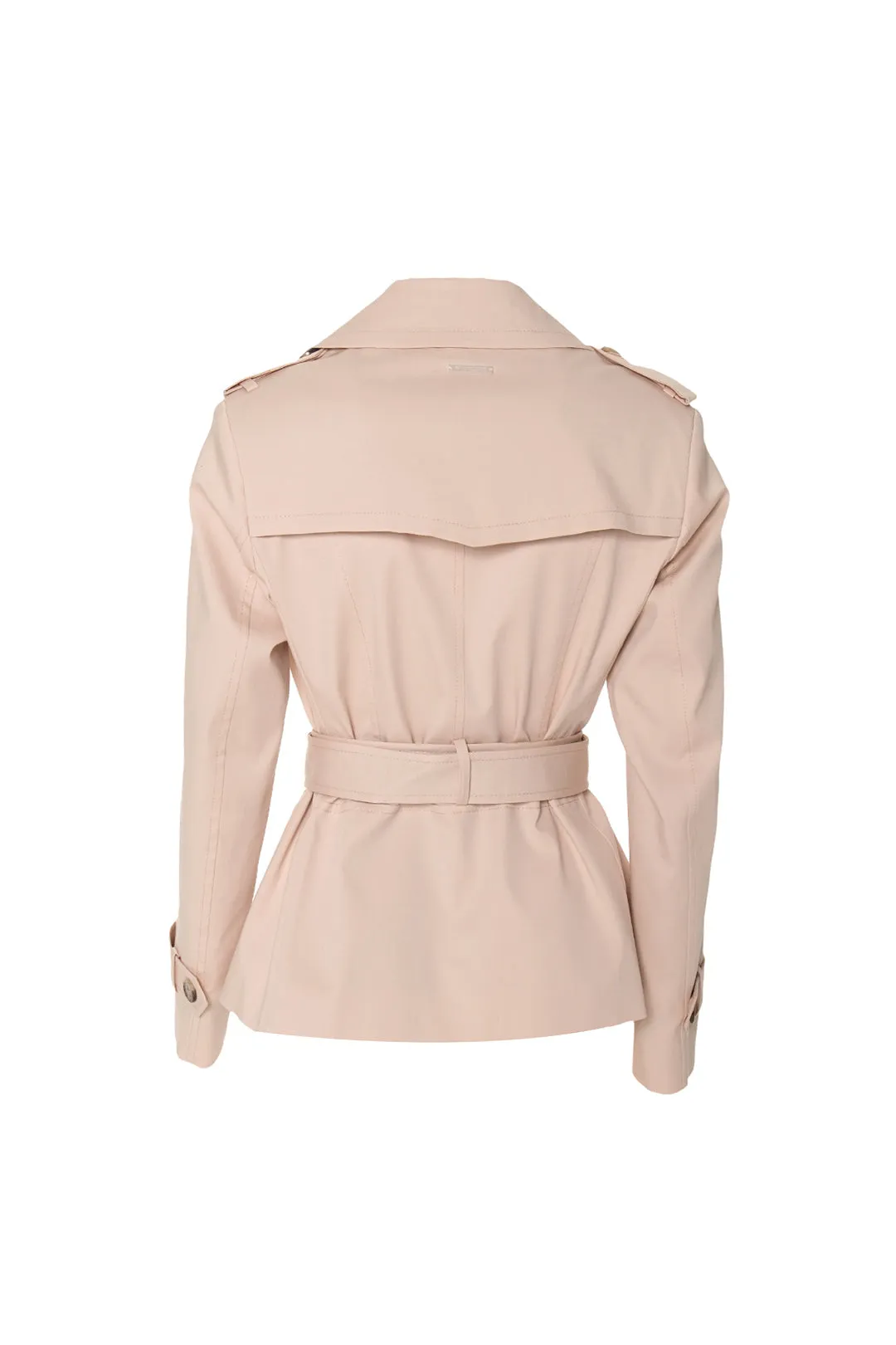 Beige Matilda Pure Cotton Women's Trench Coat