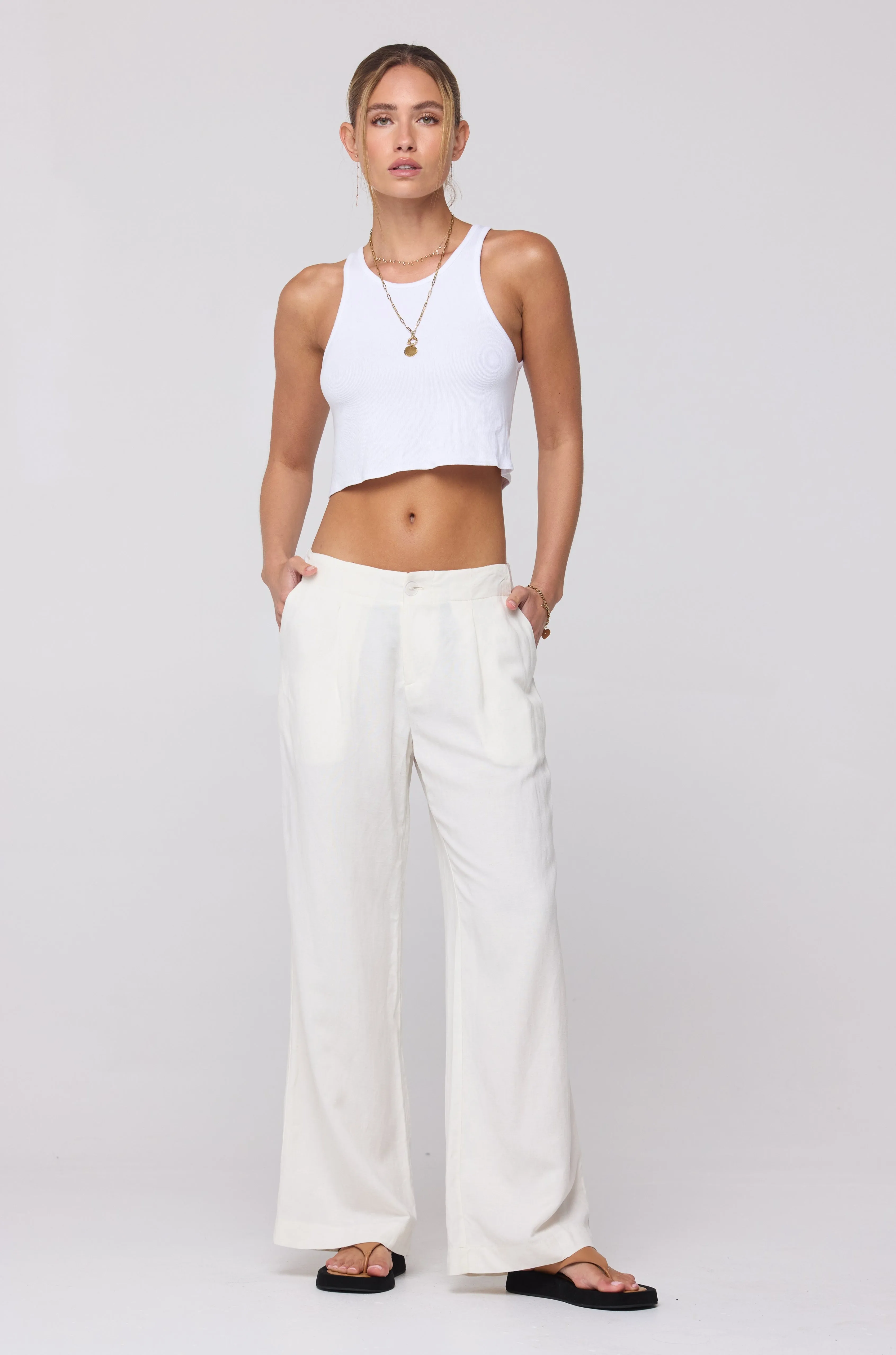Bernie Tank in White
