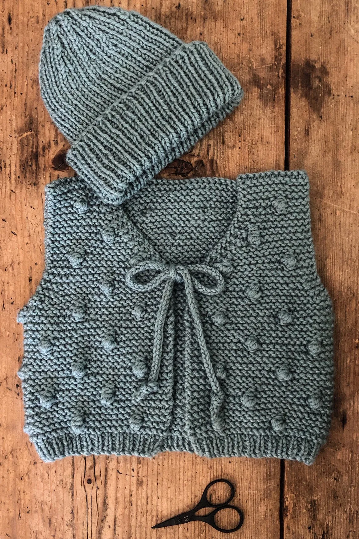 Blake Vest and Rib Beanie