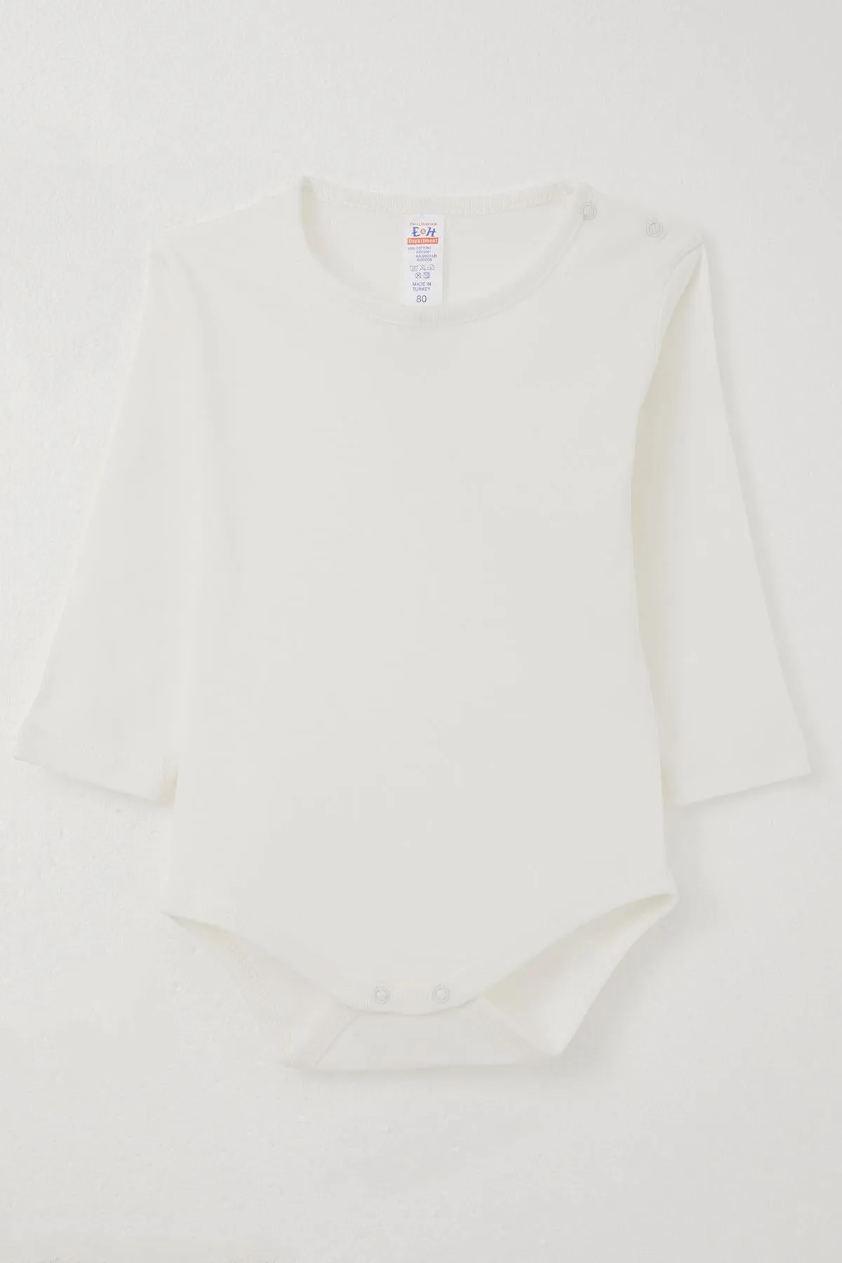 BRE Breeze Baby Boy Bodysuit 3-Piece Set Cute Bunny Embroidered 4 Months Year, Cream - Meaux