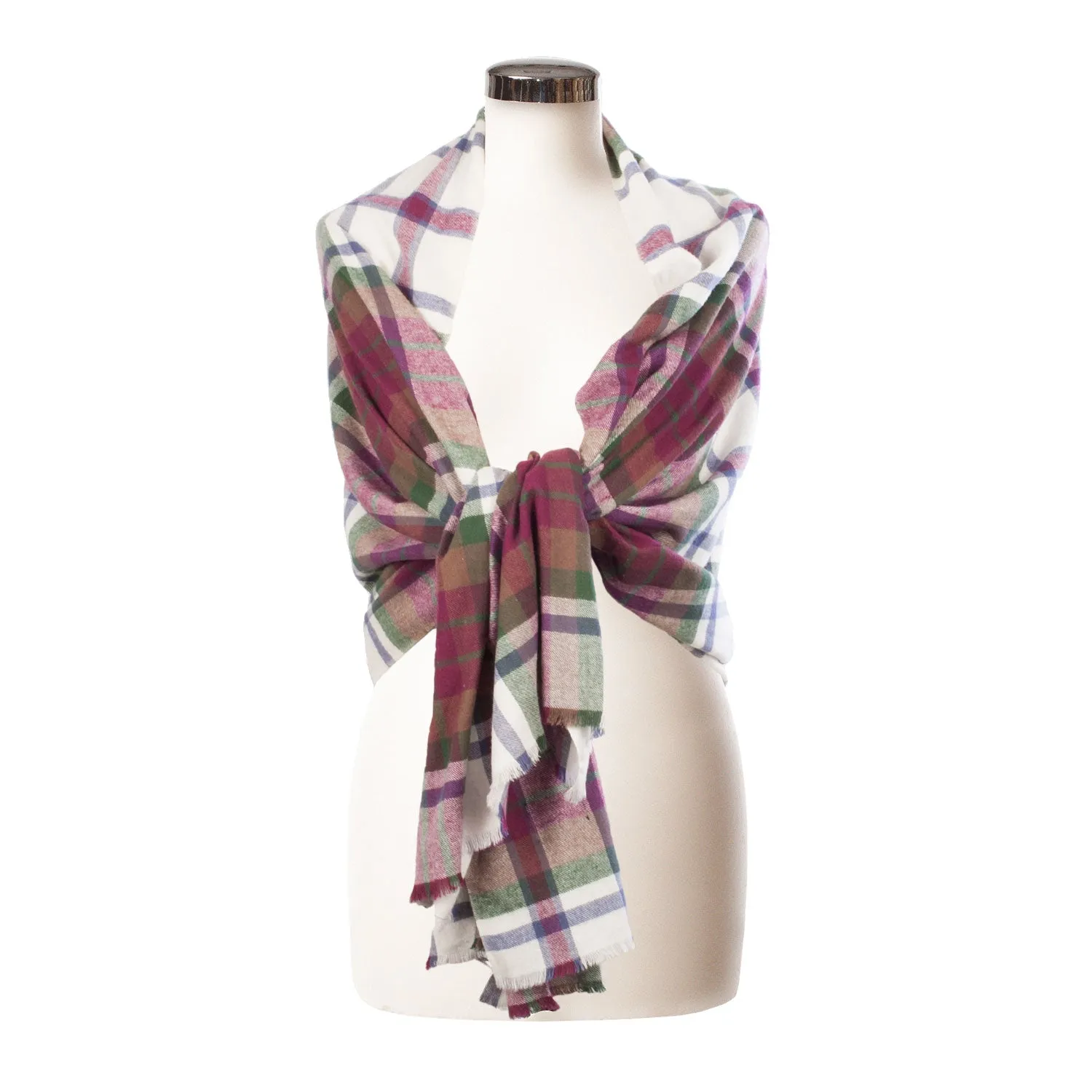 Brushed Tartan Cotton Scarf Macduff Dress
