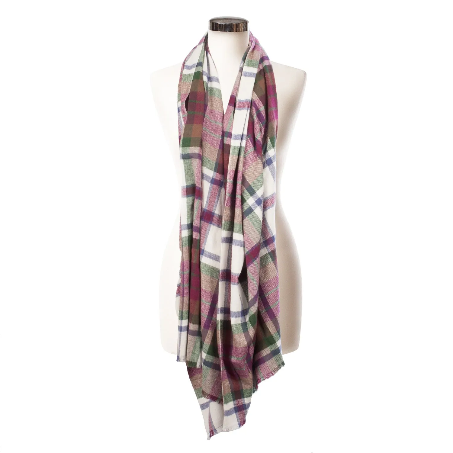 Brushed Tartan Cotton Scarf Macduff Dress