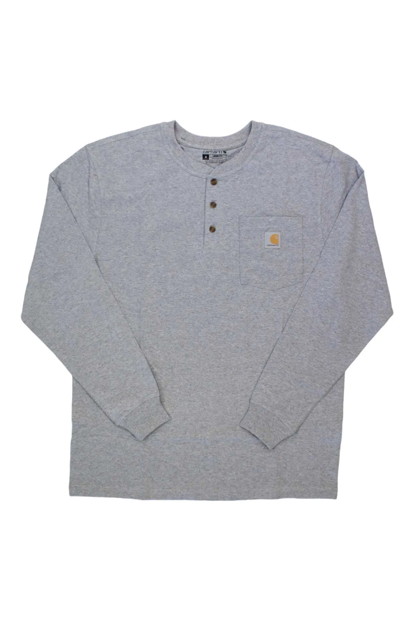 Carhartt Men's Workwear Pocket Long Sleeve Henley Top