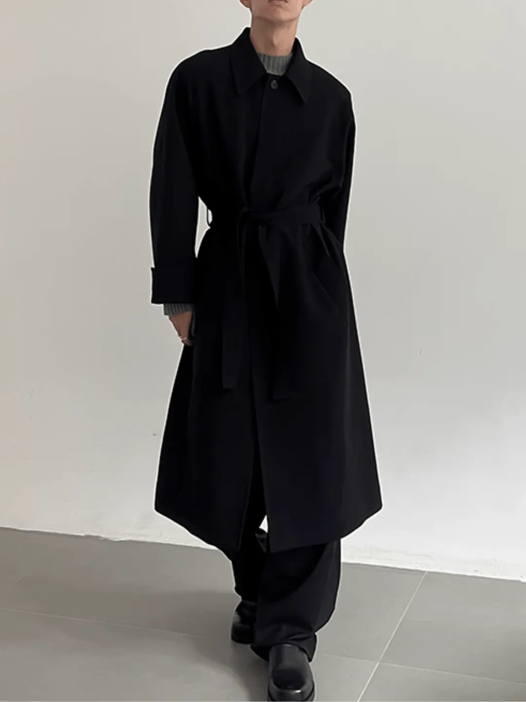 [COLN]  The lushness long trench coat na770
