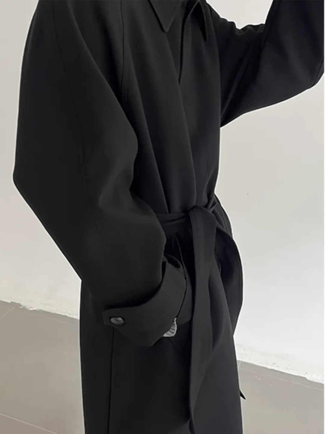[COLN]  The lushness long trench coat na770