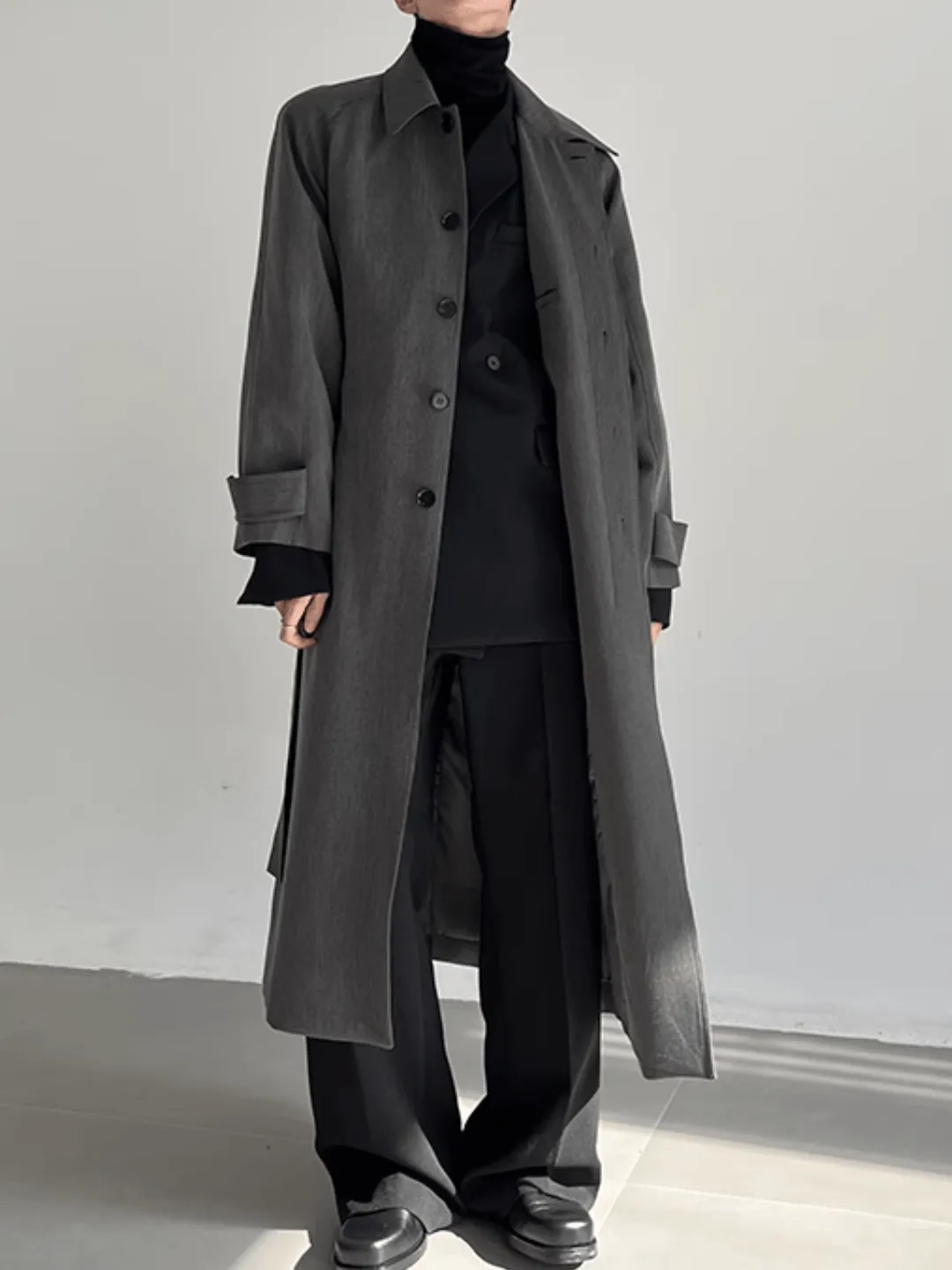 [COLN]  The lushness long trench coat na770