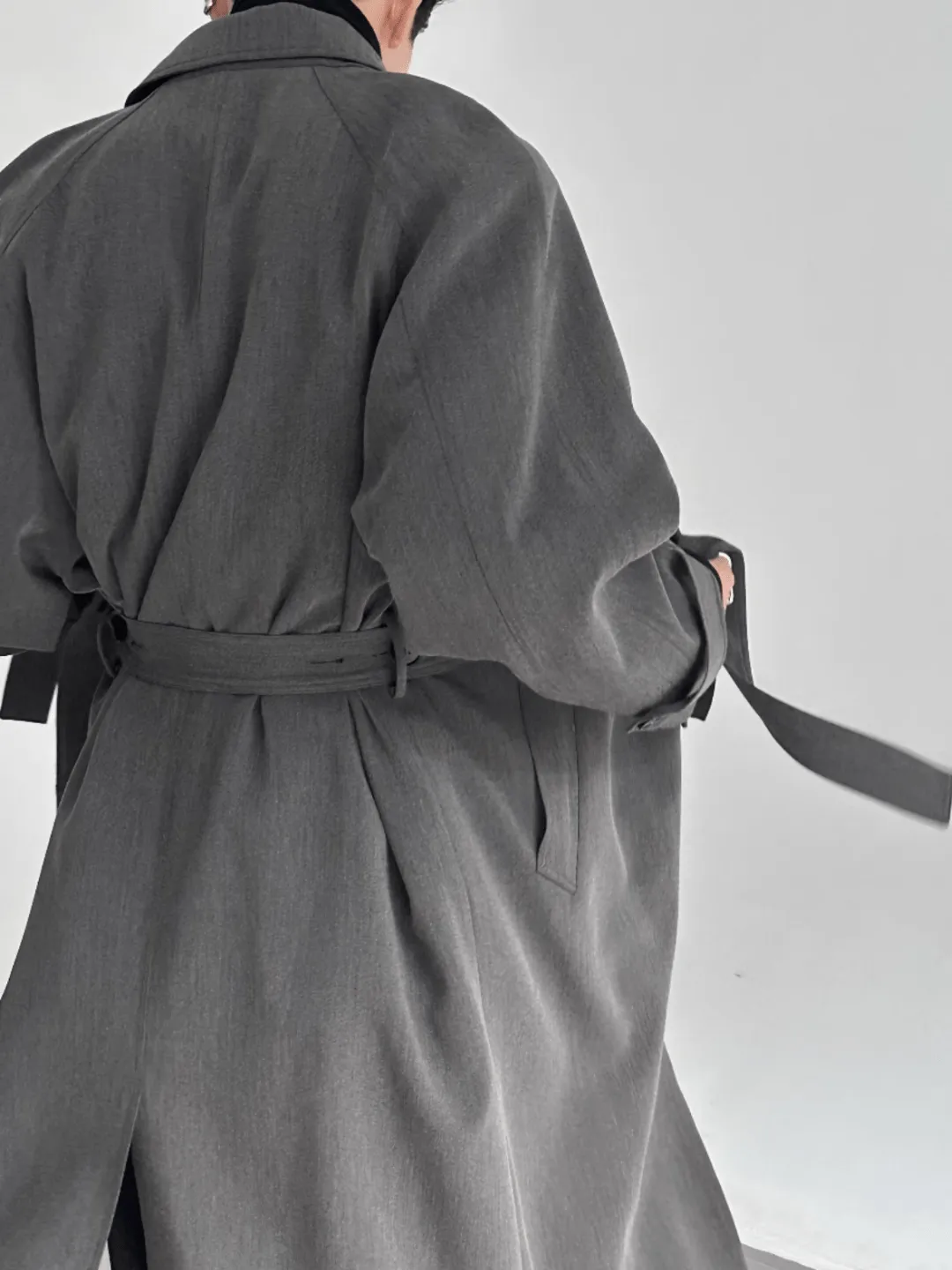 [COLN]  The lushness long trench coat na770