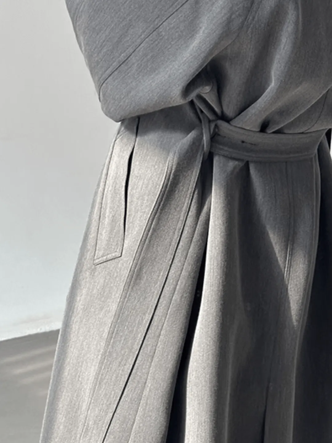 [COLN]  The lushness long trench coat na770