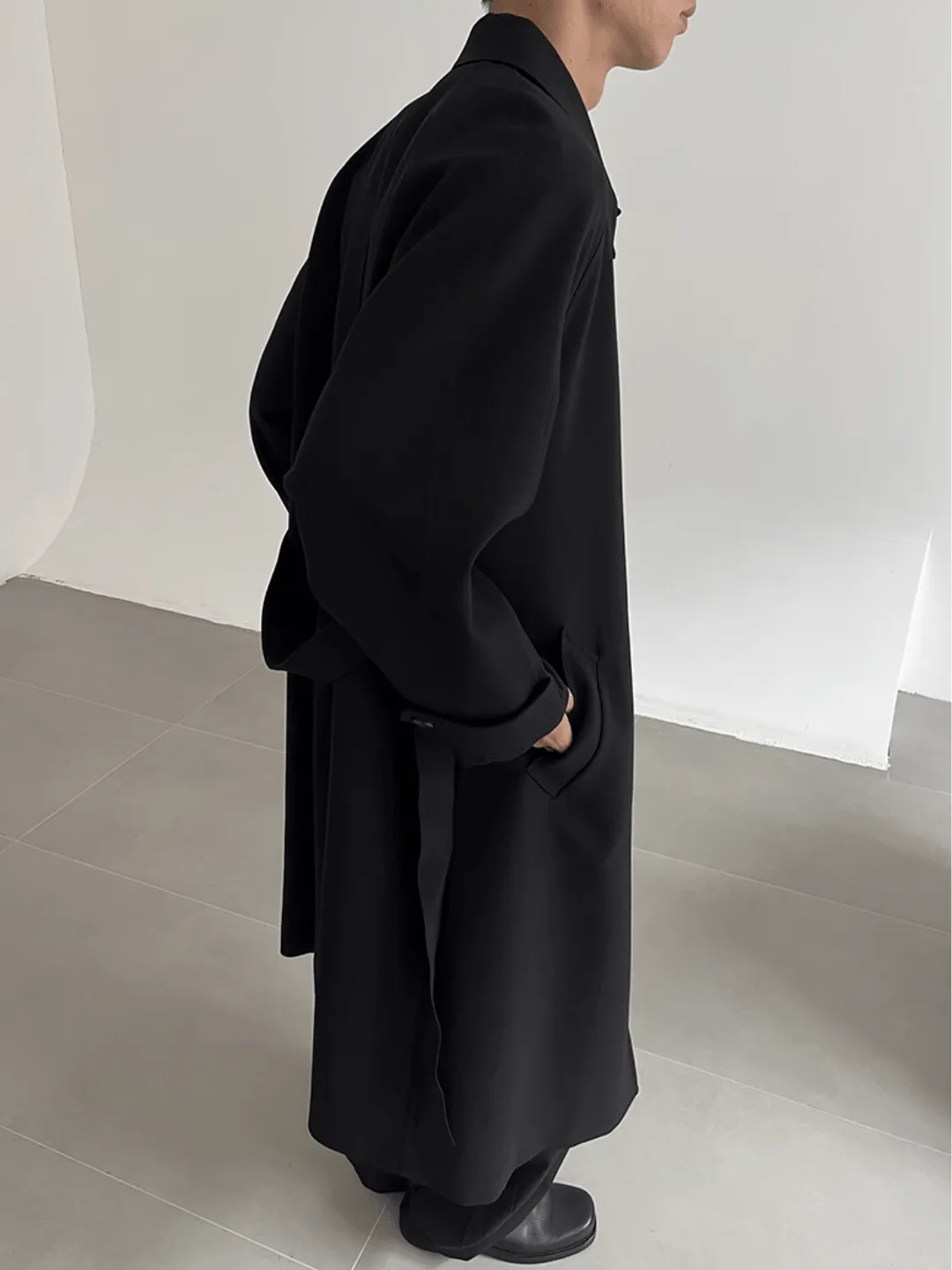 [COLN]  The lushness long trench coat na770