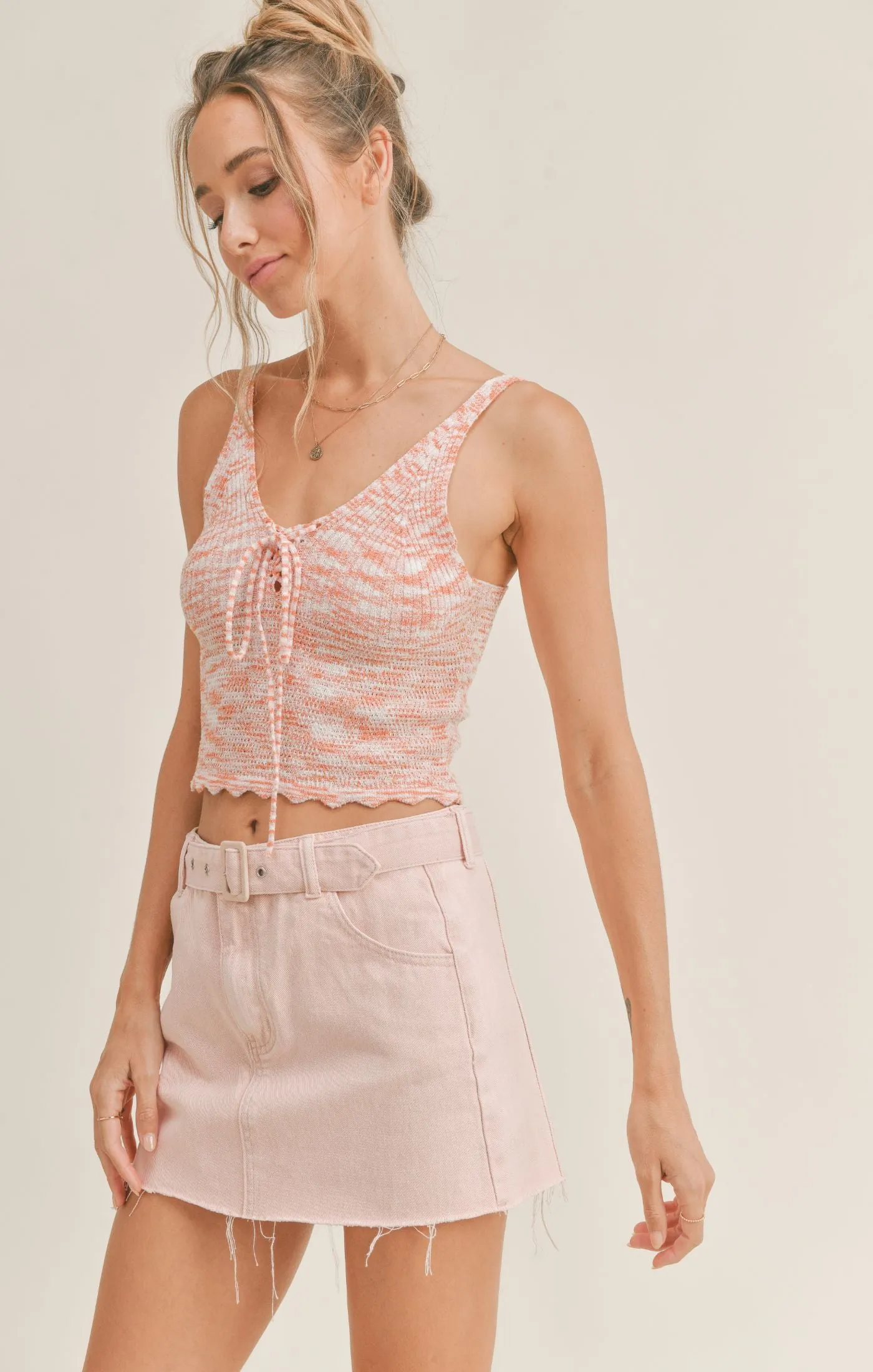 Creamsicle Sweater Tank