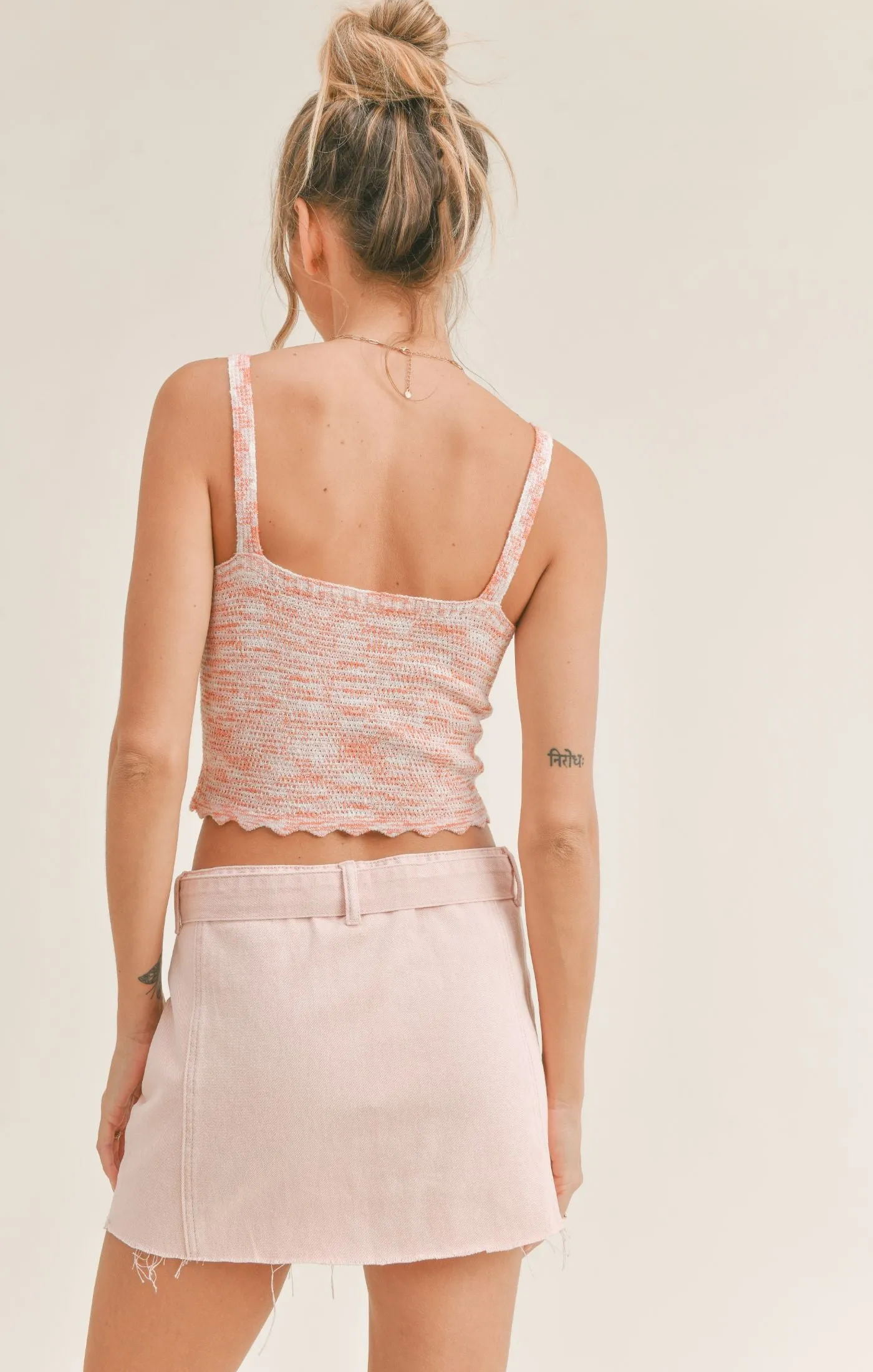 Creamsicle Sweater Tank
