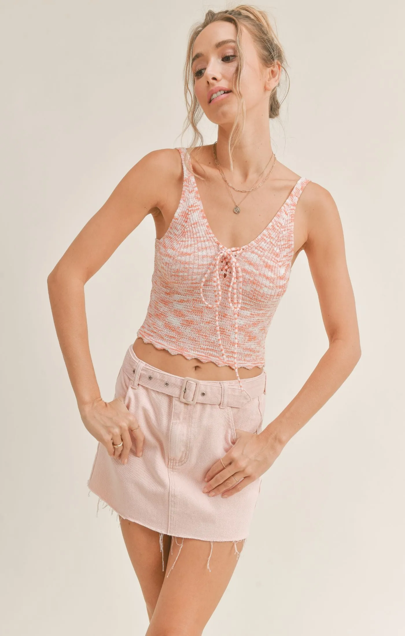 Creamsicle Sweater Tank