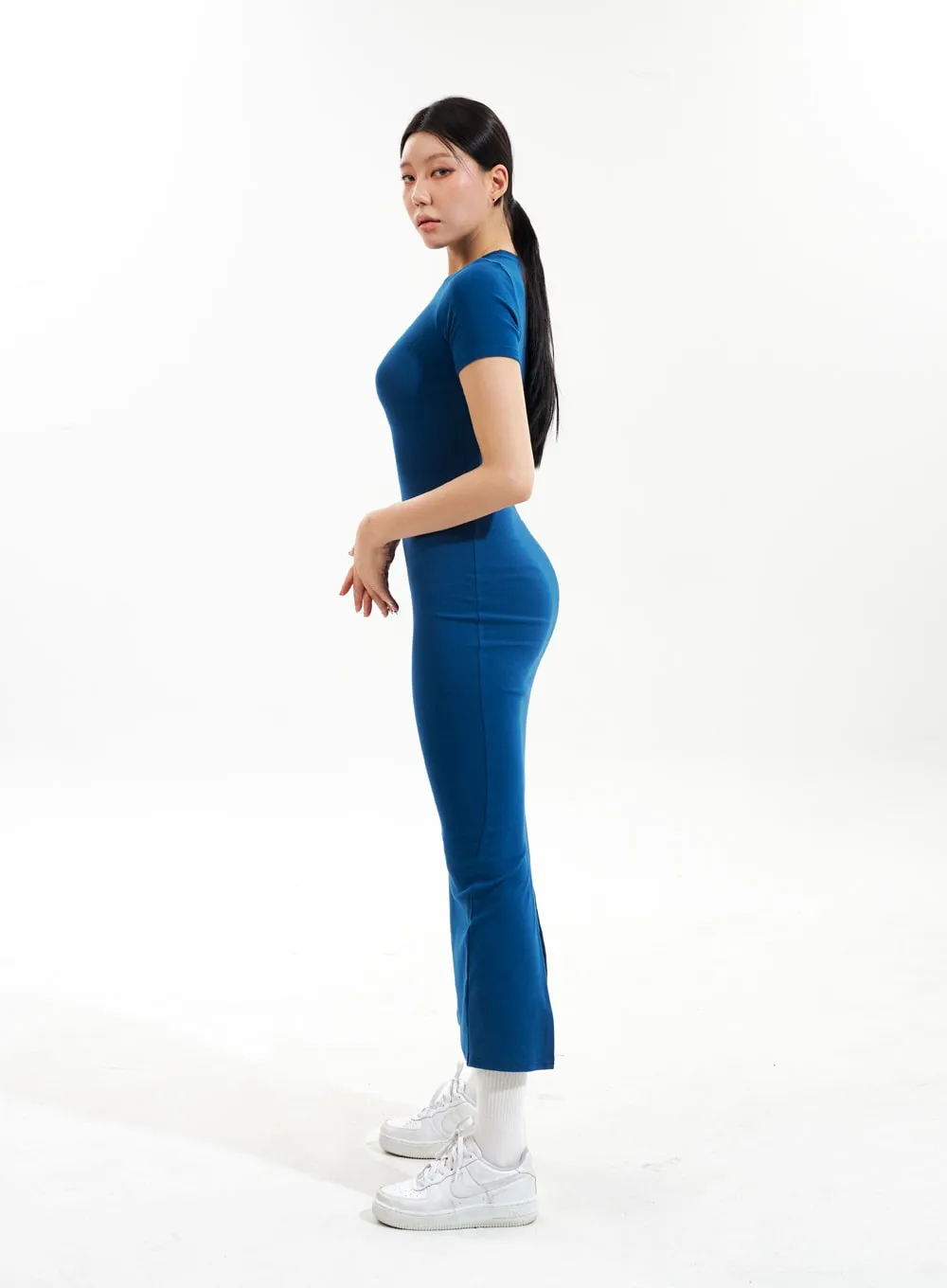 Crewneck Maxi Dress IU309