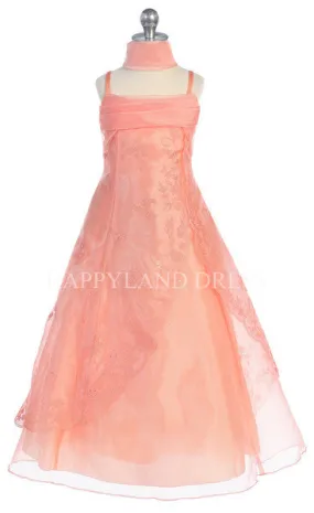 D2410 Organza Shirring Chest Line Dress (4 Diff. Colors) D2410 Organza Shirring Chest Line Dress (4 Diff. Colors)