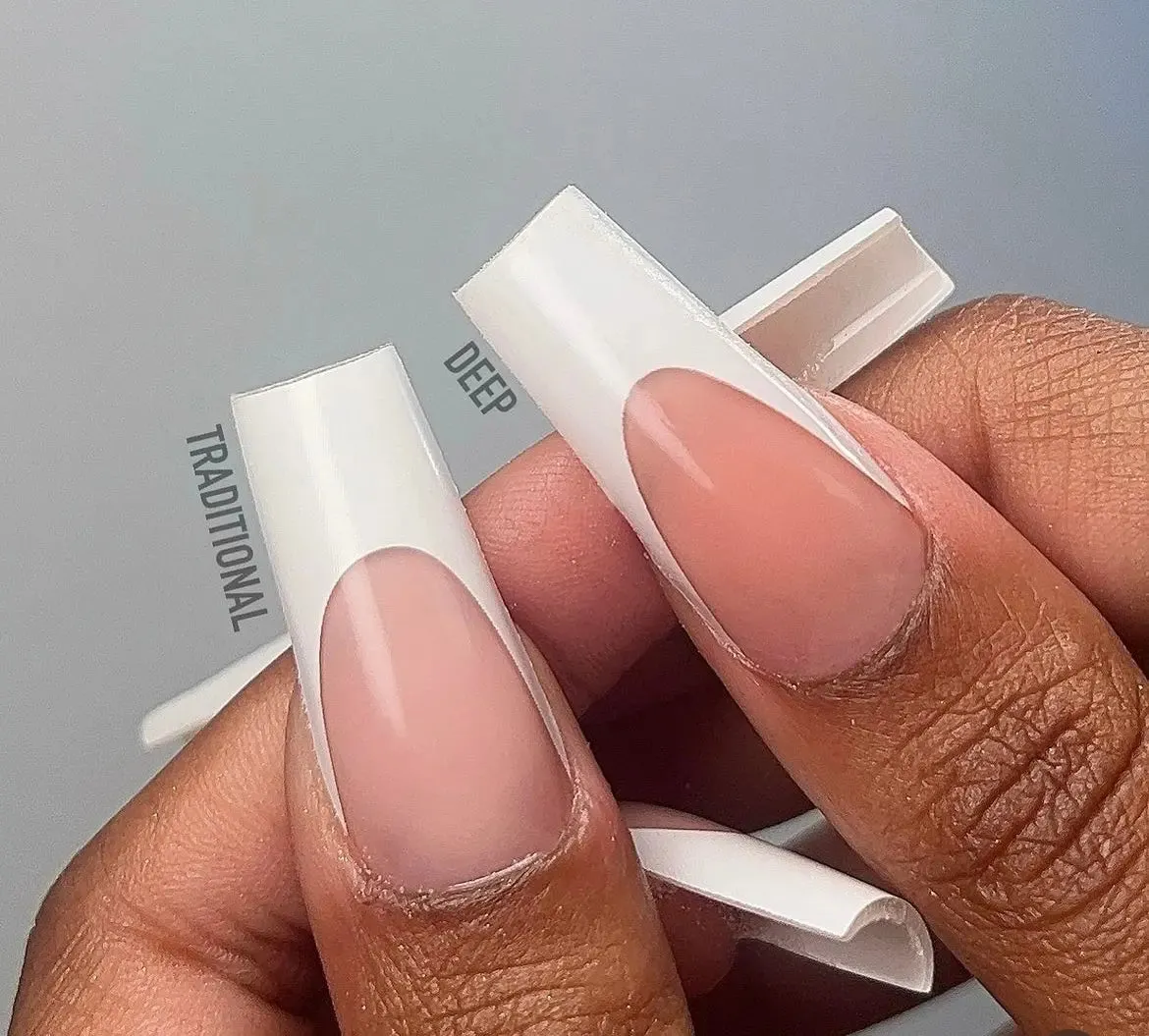 DEEP FRENCHpro | L/M tapered square gel extensions