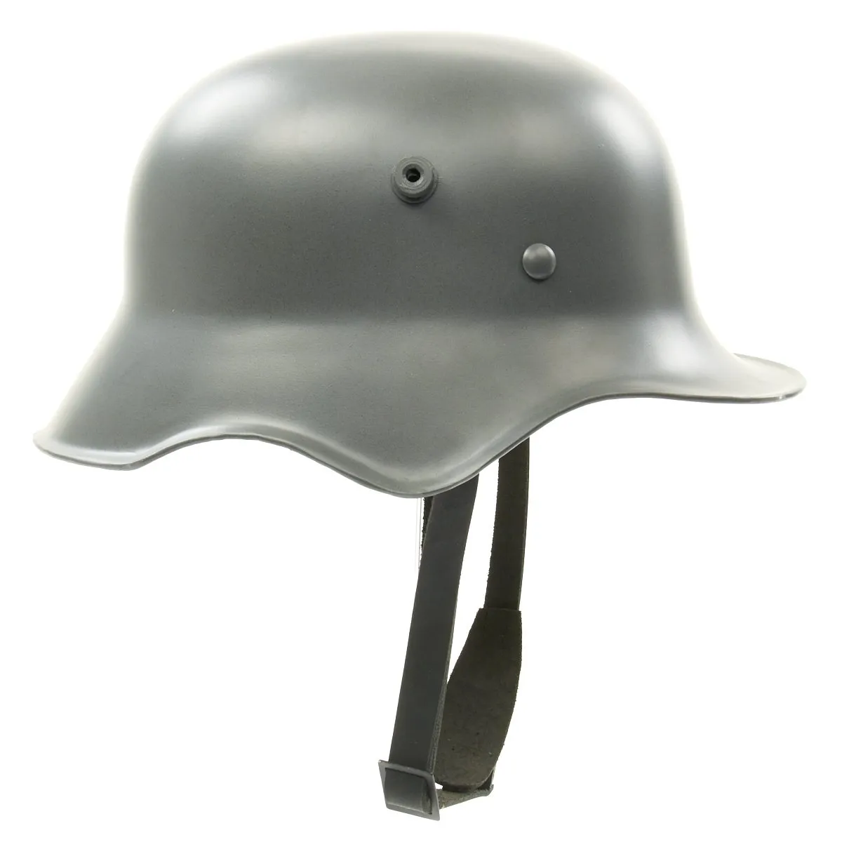 German WWI M18 Steel Ear Cut Out Helmet with Leather Liner