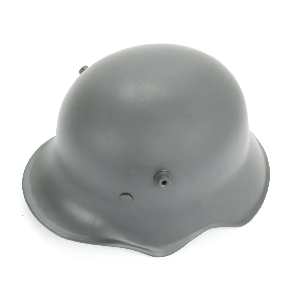 German WWI M18 Steel Ear Cut Out Helmet with Leather Liner
