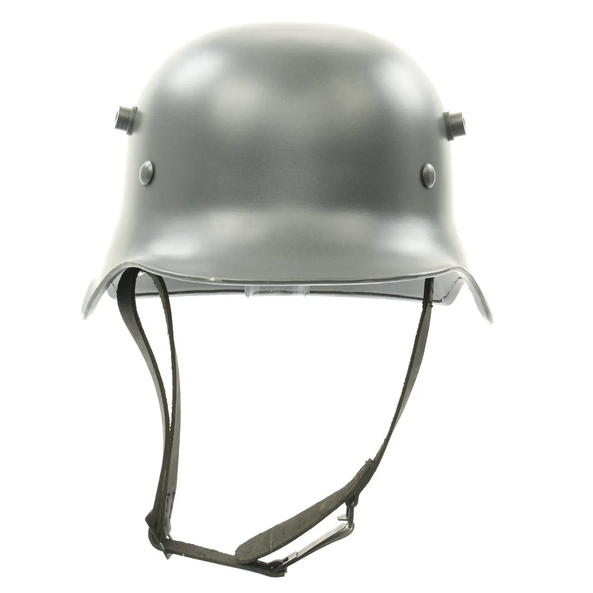 German WWI M18 Steel Ear Cut Out Helmet with Leather Liner