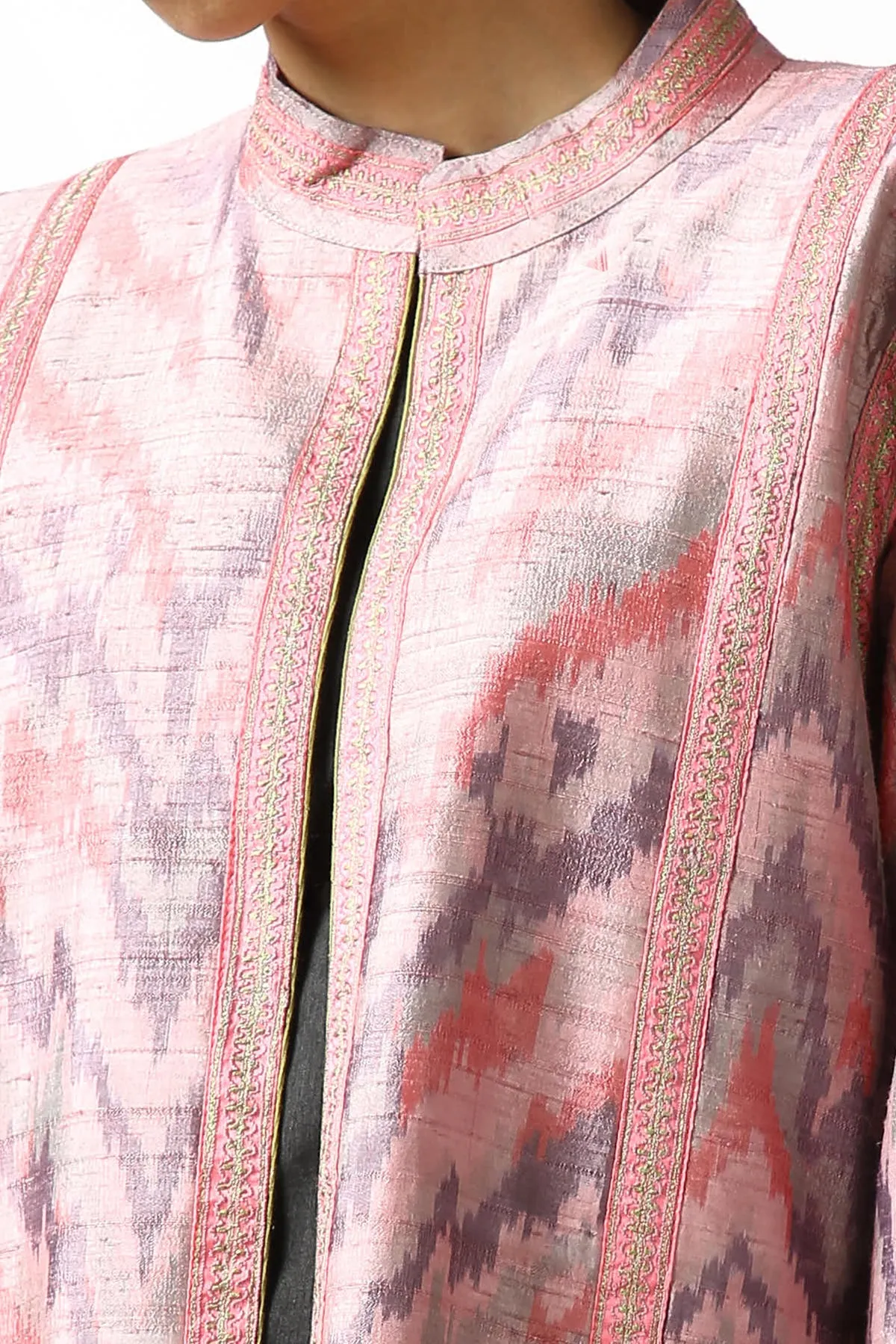 Ikat Long Coat