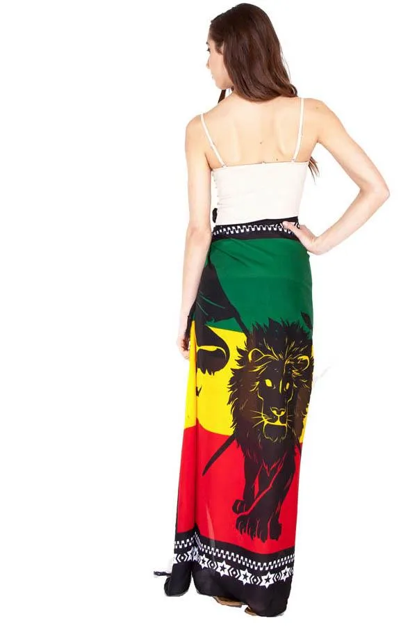 Lion of Judah Rasta Sarong Multi-Way Wrap