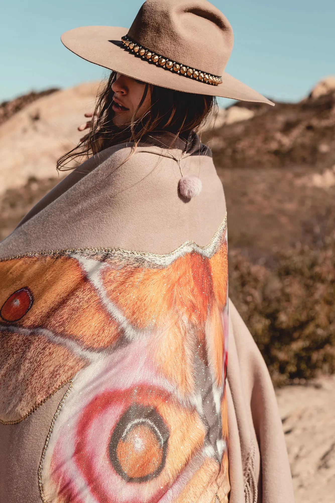 Madagascar Moth Butterfly Blanket