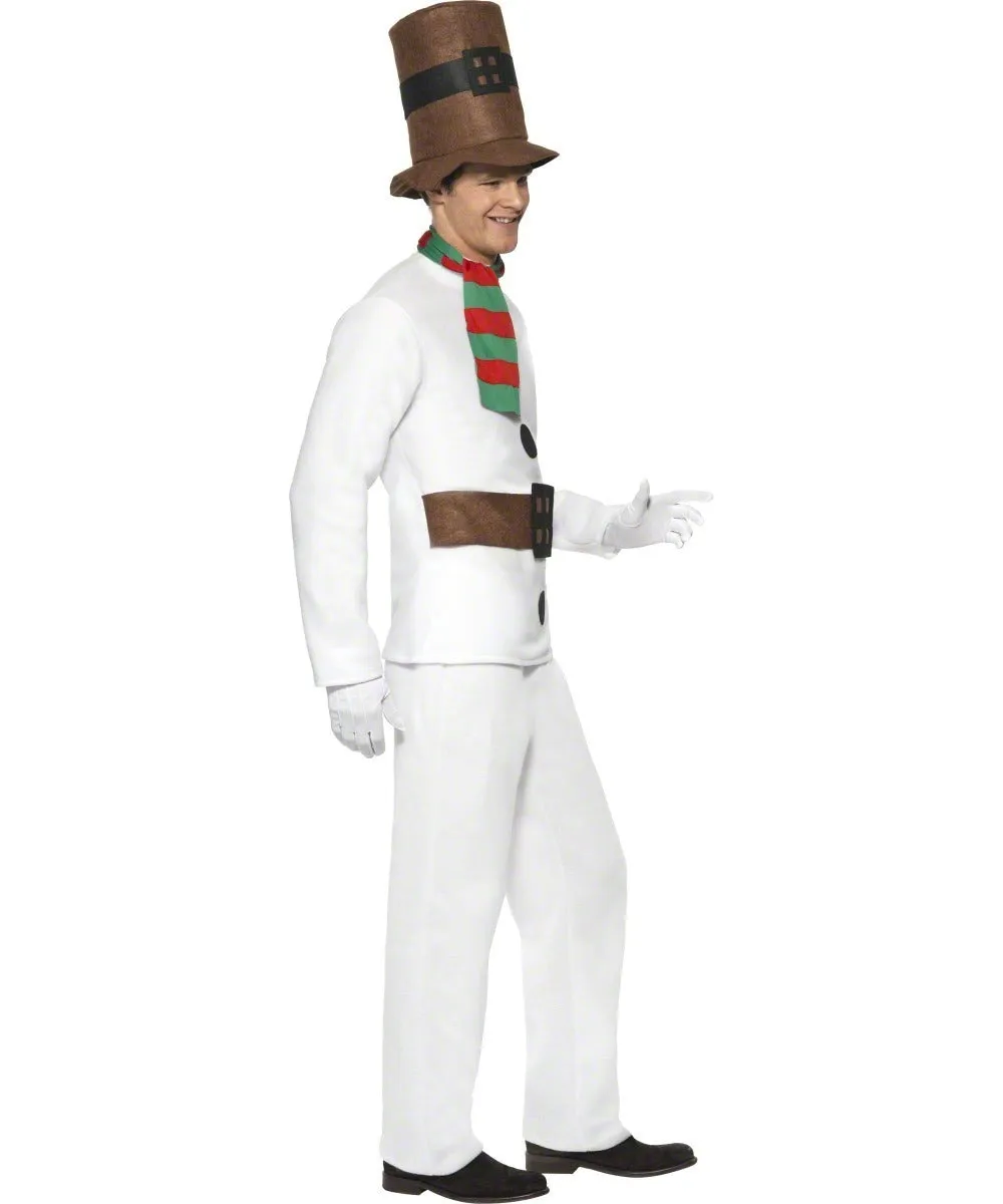 Mens Festive Christmas Mr Snowman Costume