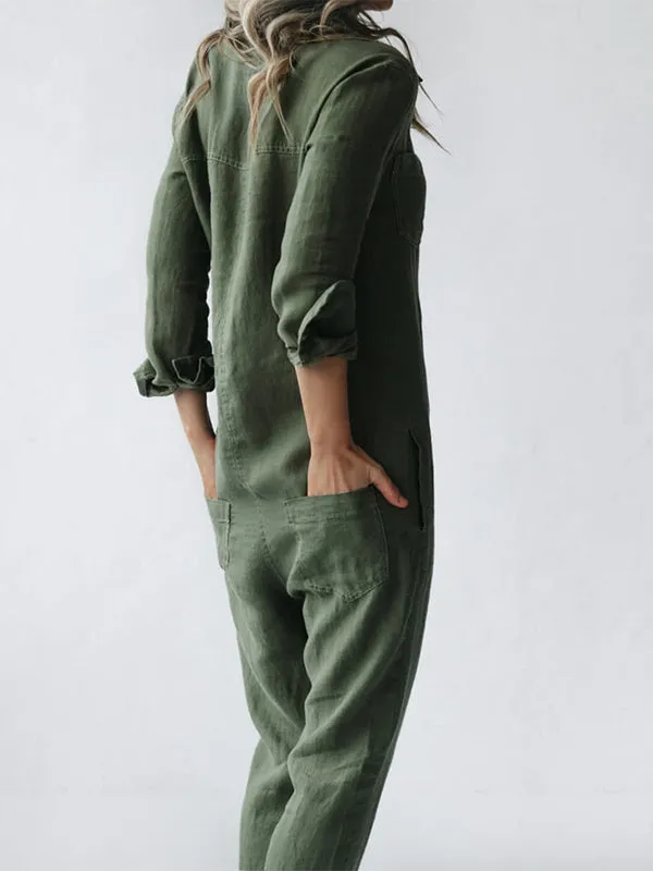 Mila | Comfortabele jumpsuit met volledige mouwen