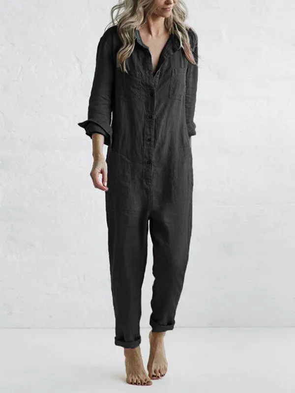 Mila | Comfortabele jumpsuit met volledige mouwen