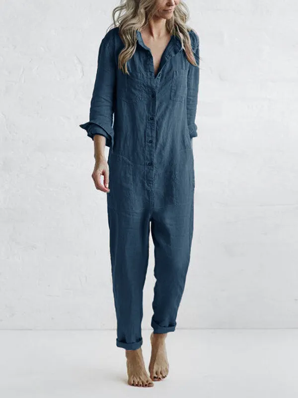Mila | Comfortabele jumpsuit met volledige mouwen