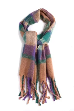 Multicolor Plaid Scarf