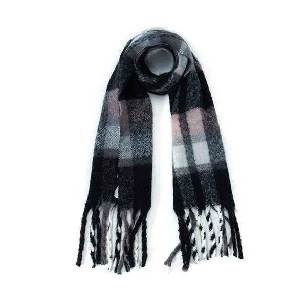 Multicolor Plaid Scarf