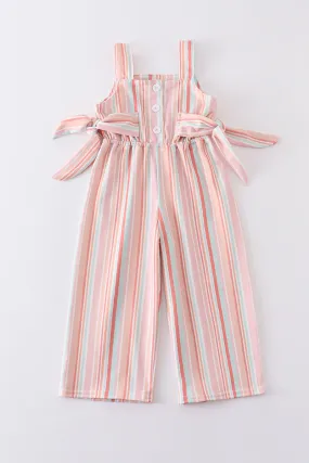 Multicolored stripe girl jumpsuit Multicolored stripe girl jumpsuit