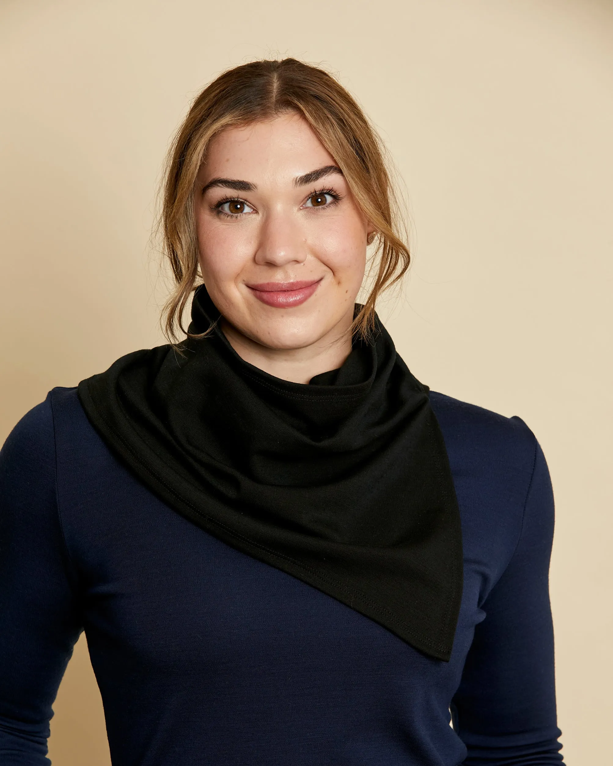 Neckwarmer with side split