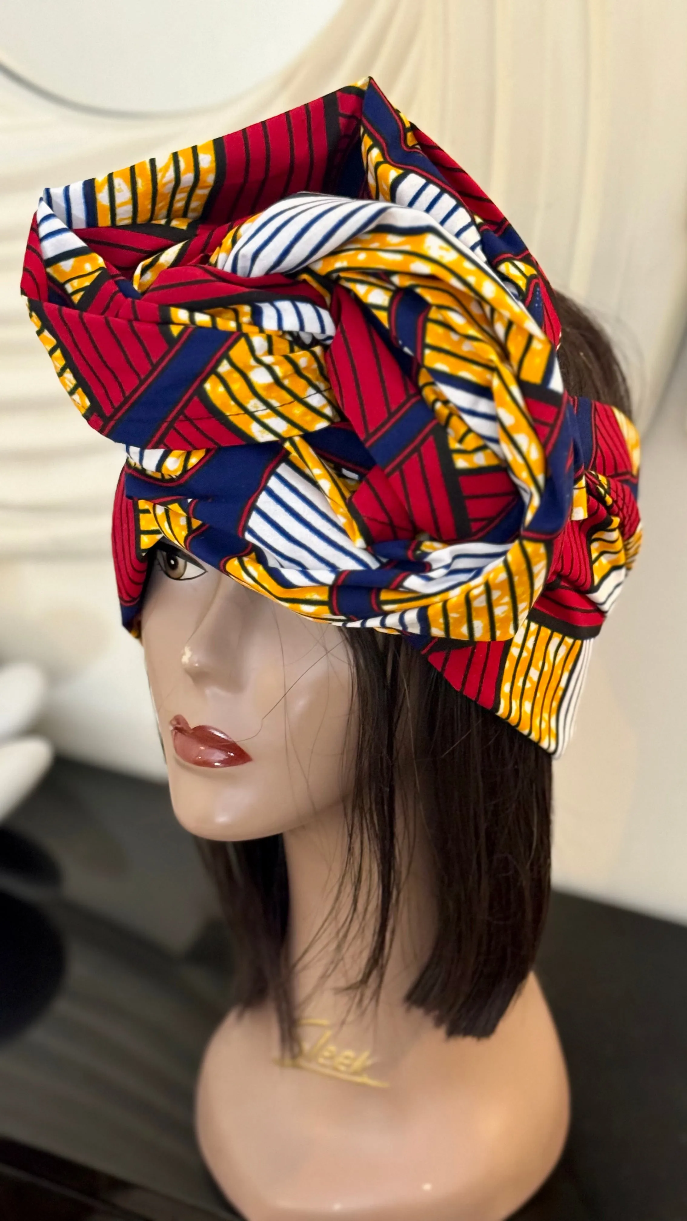 New in African Print Head wrap - Uriah