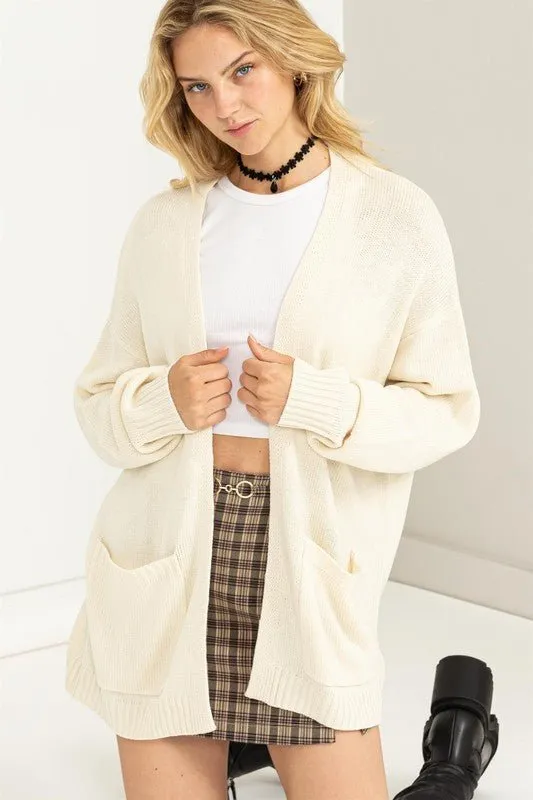 Open Front Cardigan