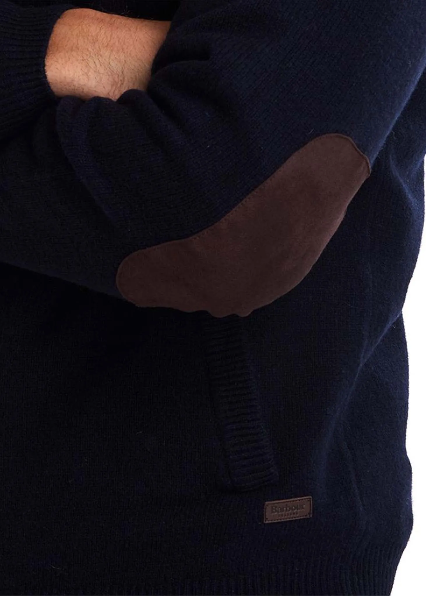 Patch zip thru - navy