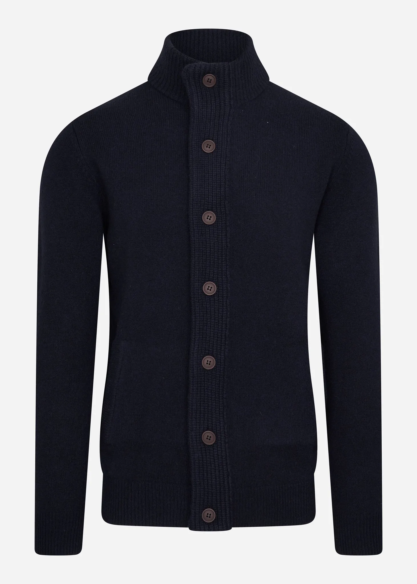 Patch zip thru - navy