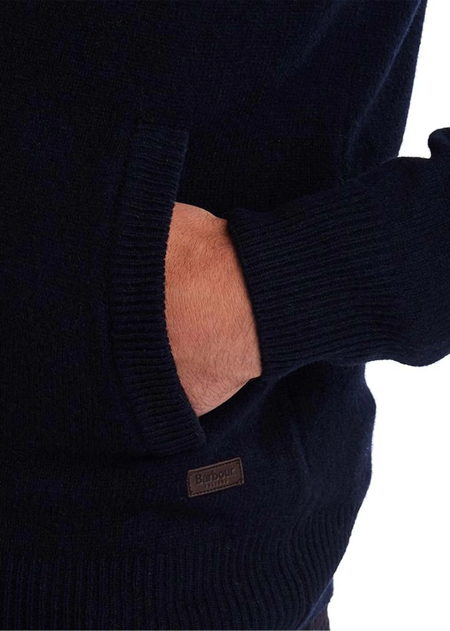 Patch zip thru - navy
